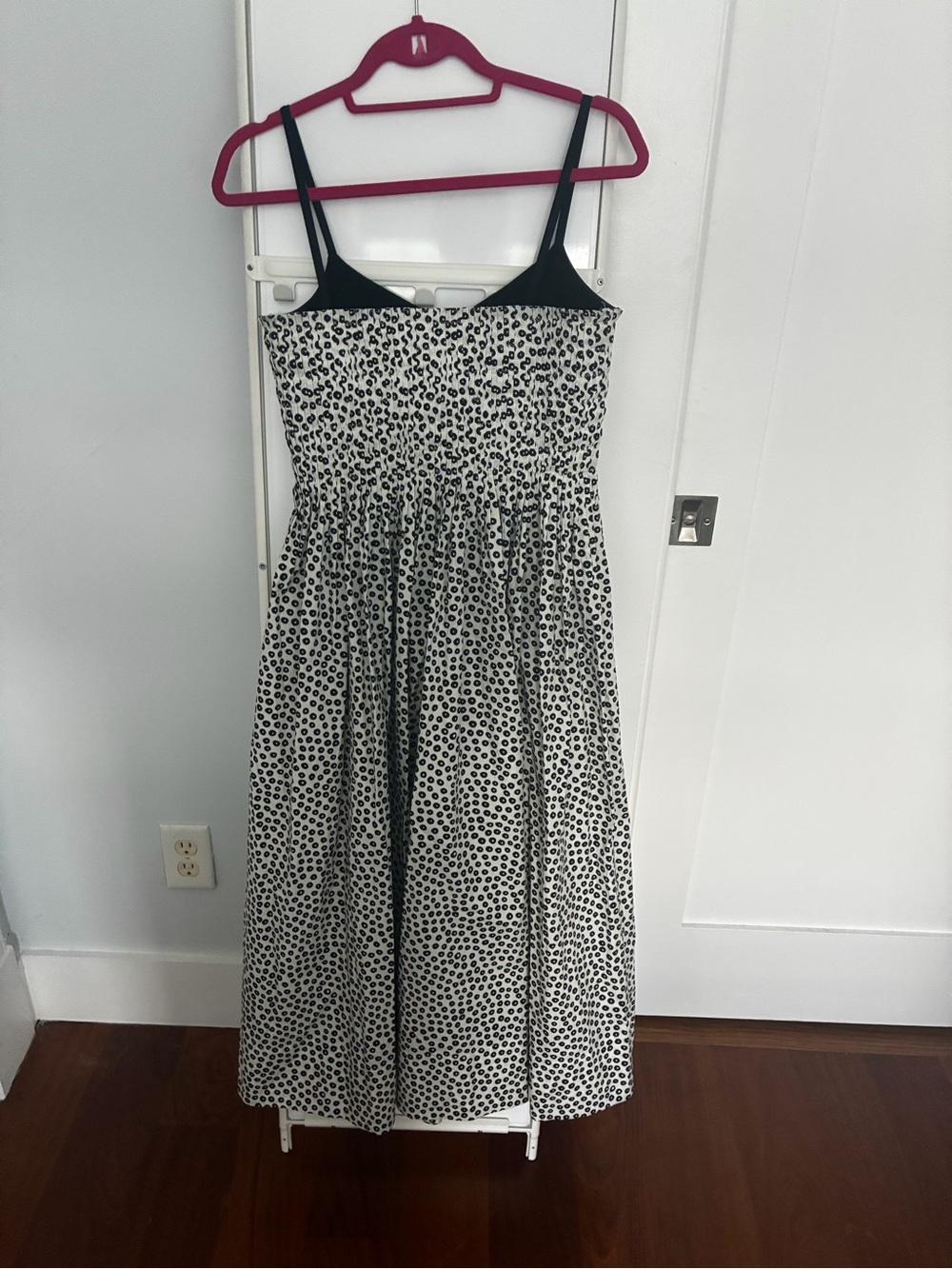 La Ligne Black and White Polka Dot Sundress